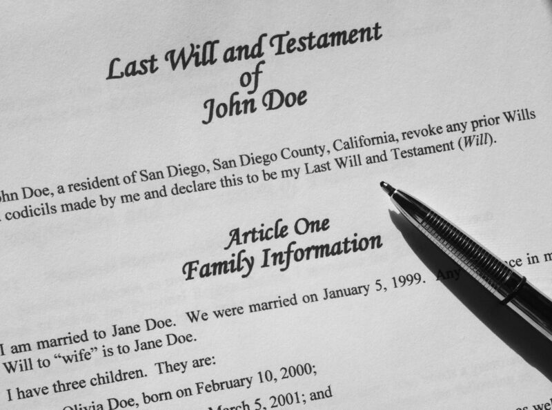 Last Will and Testament